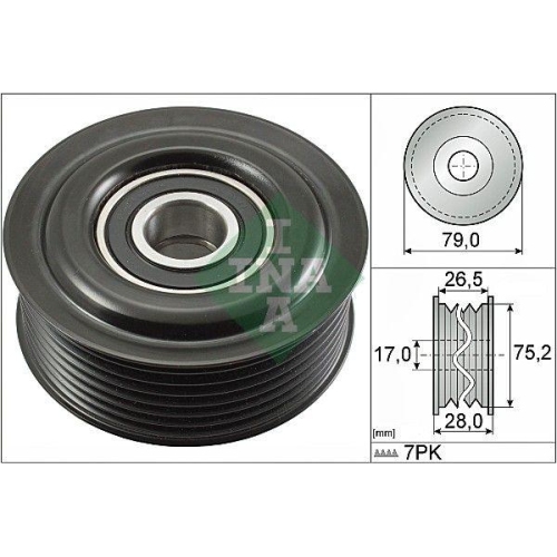 Rola intinzator curea Lexus Is 2 ( E2); Toyota Auris ( E15), Auris ( E18), Auris Estate ( E18), Avensis ( T25), Avensis Estate ( T25), Avensis Estate ( T27), Avensis Sedan ( T25), Avensis Sedan ( T27), Corolla Sedan ( E15), Corolla Verso (Zer , Rav 4 3 (