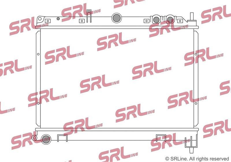 Radiator Rover/Mg 600 93-99, motor: 2.0 SDI, 2.0 T, 505x320x32, SRLine, Aluminiu/ Plastic brazat, GRD812; PCC104260