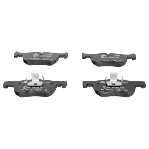 Set placute frana Ate 13046038652, parte montare : punte fata