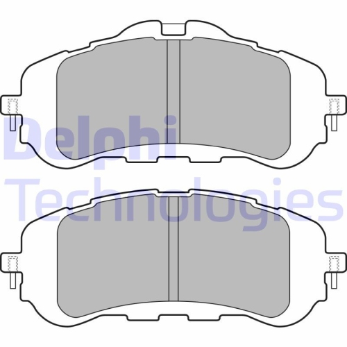 DELPHI set placute frana,frana disc