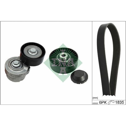 Set curea transmisie Alfa Romeo 147 (937) 10.00-12.10, 156 (932) 09.97-10.05, 156 Sportwagon (932) 02.97-05.06, Gt (937) 11.03-09.10; Fiat Marea (185) 05.96-12.07, Marea Weekend (185) 09.96-12.07, Multipla (186) 04.99-06.10; Lancia Lybra (839) 07.99-10.05