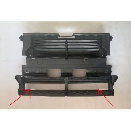 Grila radiator cu Clapete active / difuzor aer Ford Mondeo, 10.2014-03.2022; Fusion Usa, 04.2012-06.2016; Fusion Usa, 03.2016-, montare fata,CLAPETE LIPSA