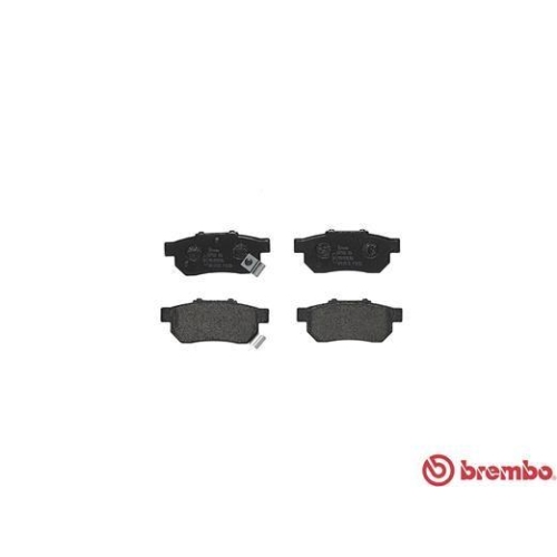 Placute frana Honda City 5 Saloon (Gm2 Gm3) 09.08-, Civic 5 Hatchback (Eg) 10.91-11.95, Civic 5 Sedan (Eg Eh) 10.91-12.96, Civic 6 Coupe (Ej Em1) 03.96-12.00, Civic 6 Fastback (Ma Mb) 09.94-02.01, Civic 6 Hatchback (Ej Ek) 10.95-03.01, Civic 6 Sedan (Ej E