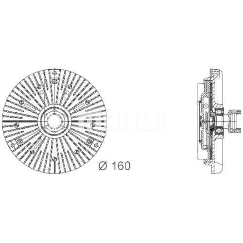 MAHLE Cupla, ventilator radiator BEHR *** PREMIUM LINE ***