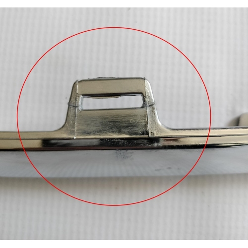 Ornament bara protectie, spoiler Volkswagen Passat Cc (357), 06.2008-02.2012, montare spate, centrala, RapidAuto ; CLEMA LIPITA -VEZI POZE