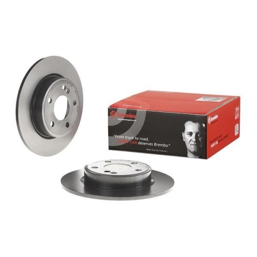Set disc frana Mercedes Clasa A (W176) 06.12-05.18, B-Class Sports Tourer (W246 W242) 10.11-12.18, Cla Coupe (C117) 01.13-03.19, Spate, 276X9mm, plin, BREMBO