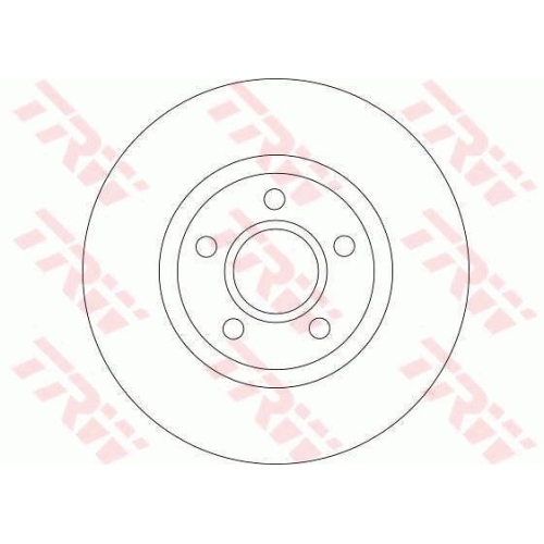 Disc frana Ford C-Max, 02.2007-09.2010, Focus, 07.2004-09.2012, Kuga 1, 03.2008-2013, Transit Connect, 02.2013-, C30, 09.2006-12.2013, C70, 03.2006-12.2013, S40, 01.2004-12.2012, V40, 03.201, TRW
