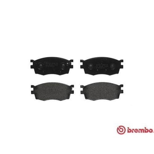 Placute frana Hyundai Accent 3 (Mc) 08.05-12.10, Accent 4 Sedan (Rb) 08.10-; Kia Rio 2 (Jb) 03.05-12.11, Fata, BREMBO