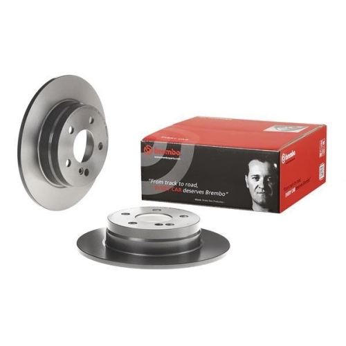 Set disc frana Mercedes Clasa C (W204) 01.07-01.15, Spate, 278X9mm, plin, BREMBO