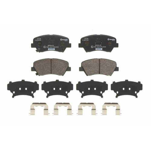 Placute frana Hyundai Elantra 5 Sedan (Md, I30 (Gd), I30 (Pde, I30 Coupe, I30 Estate (Gd), I30 Estate (Pde), I30 Estate Van (Gde, I30 Hatchback Van (Gde), Veloster (Fs); Kia Cee`D Sportswagon (Jd), Ceed (Cd), Ceed (Jd), Ceed Estate Van (Cd), Ceed Estate V