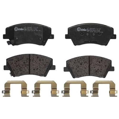 Placute frana Hyundai Elantra 6 Sedan (Ad Ada) 09.15-09.22, Ioniq (Ae) 03.16-03.23; Kia Niro I (De) 09.16-08.22, Niro Van (De) 09.16-, Fata, BREMBO