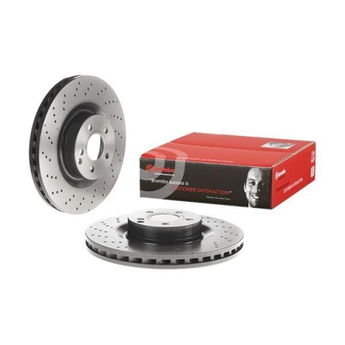 Set disc frana Mercedes Clasa E (W211) 03.02-03.09, Clasa E T-Model (S211) 02.03-07.09, Clasa S (W221) 09.05-12.13, Clasa S Coupe (C216) 05.06-12.13, Sl (R230) 10.01-01.12, Fata, 350X32mm, ventilat, BREMBO