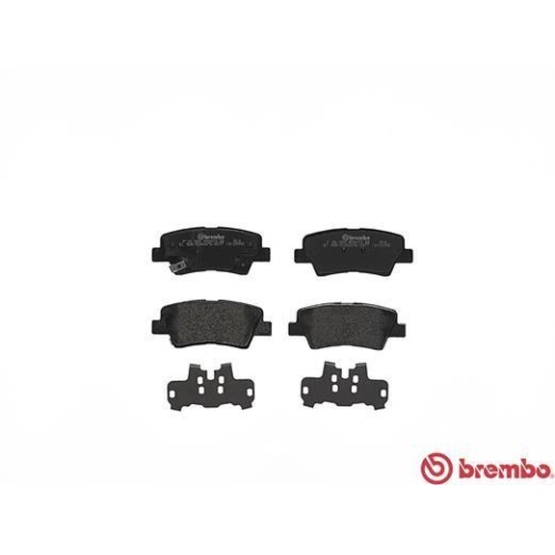 Placute frana Hyundai Grandeur (Hg) 01.11-, Grandeur (Tg) 06.03-06.12; Kia Optima (Fsgds6b) 01.10-04.17; Ssangyong Korando (C300) 02.19-, Tivoli 01.15-, Xlv Suv 04.16-, Spate, BREMBO