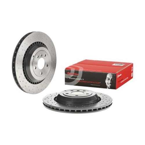 Set disc frana Mercedes Clasa M (W164) 02.05-12.12, R-Class (W251 V251) 08.05-10.17, Spate, 365X26mm, ventilat, BREMBO