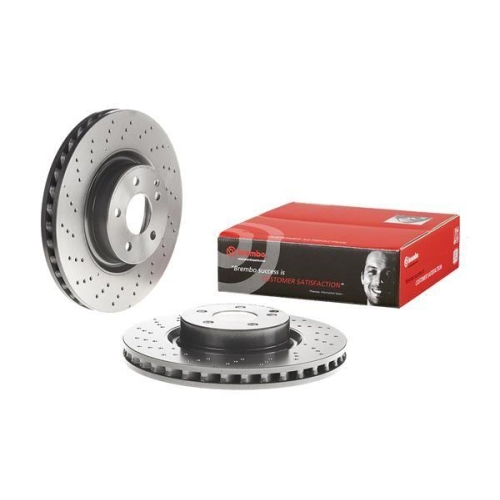 Set disc frana Mercedes Clasa S (W221) 09.05-12.13, Fata, 335X32mm, ventilat, BREMBO