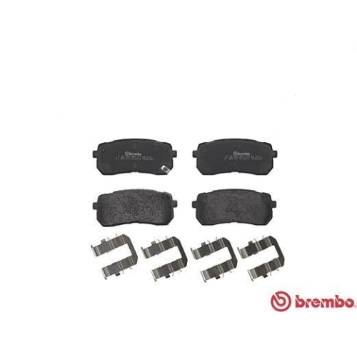 Placute frana Hyundai H-1 Cargo (Tq) 09.07-, H-1 Travel (Tq) 09.07-, Ix55 09.06-12.14; Kia Carnival / Grand Carnival 3 (Vq) 09.05-06.15, Carnival 2 (Gq) 01.99-09.07, Sorento 3 (Um) 01.15-02.23, Spate, BREMBO