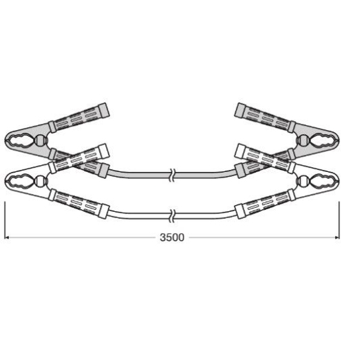 OSRAM cabluri ajutor start STARTER CABLE 700A