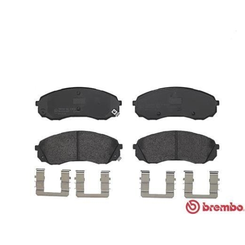 Placute frana Hyundai H-1 Cargo (Tq) 09.07-, H-1 Travel (Tq) 09.07-; Kia Carnival / Grand Carnival 3 (Vq) 09.05-06.15, Fata, BREMBO