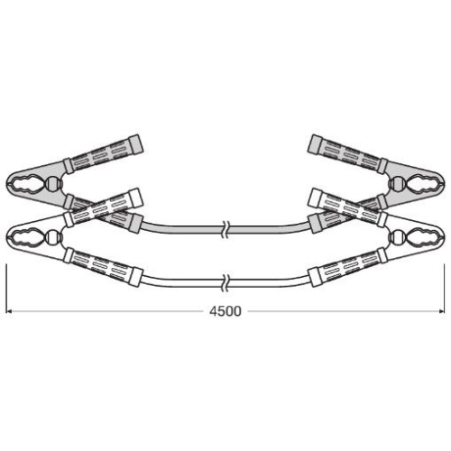 OSRAM cabluri ajutor start PROFESSIONAL STARTER CABLE 900A