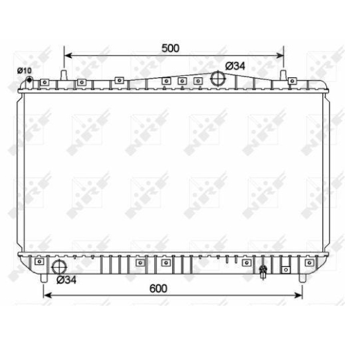 NRF Radiator, racire motor