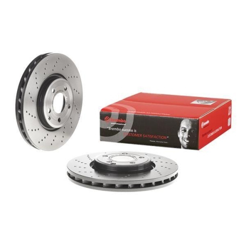 Set disc frana Mercedes Cls (C218) 01.11-12.17, Cls Shooting Brake (X218) 10.12-12.17, Fata, 322X32mm, ventilat, BREMBO