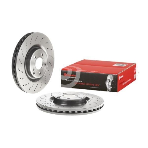Set disc frana Mercedes Cls (C218) 01.11-12.17, Cls Shooting Brake (X218) 10.12-12.17, Fata, 344X32mm, ventilat, BREMBO