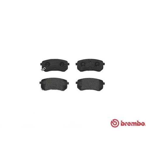 Placute frana Hyundai I10 I (Pa) 10.07-05.18, I10 2 Sedan 12.13-; Kia Picanto I (Sa) 04.04-05.12, Picanto 2 (Ta) 05.11-05.17, Spate, BREMBO