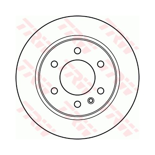 Disc frana Vw Crafter, 04.2006-12.2016, Es, 03.2006-06.2012, Toyota Auris, 07.2013-, Camry, 09.2011-, Mirai, 10.2014-, Prius, 05.2011-, Rav 4 3, 06.2005-, Rav 4 4, 12.2012-, Sprin, TRW