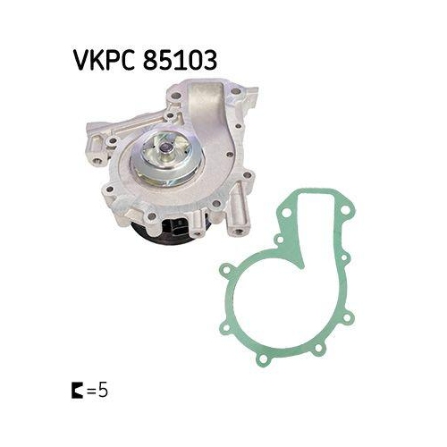 SKF Pompă de apă, răcire motor