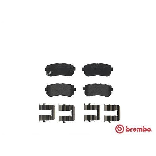 Placute frana Hyundai I20 I (Pb Pbt) 08.08-12.15, Spate, BREMBO