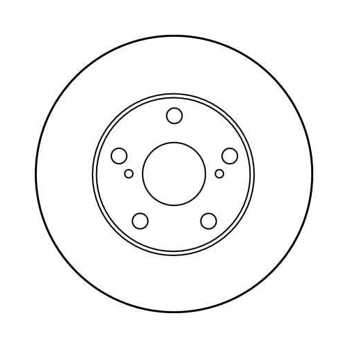 Set discuri frana Lexus Es (Mcv, Es (Vcv10 ; Toyota Avalon Sedan ( X1 ), Avensis Verso ( M2 ), Camry ( V1 ), Camry ( V2 ), Camry Estate ( V1 ), Camry Sedan ( V3 ), Previa 2 ( R3 ), Solara Coupe ( V2 ), Fata, 275x28, ventilat, TRW