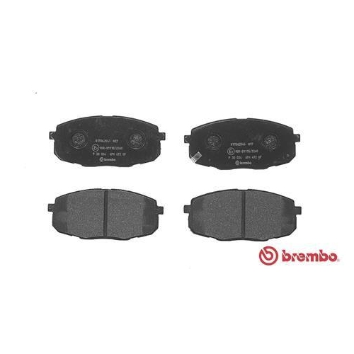Placute frana Hyundai I30 (Fd) 10.07-07.12, I30 (Gd) 06.11-, I30 Estate (Fd) 10.07-06.12, Kona (Os Ose Osi) 06.17-04.23; Kia Carens 2 Mpv (Fj) 07.02-03.13, CeeD Sportswagon (Jd) 09.12-07.18, Ceed (Ed) 12.06-12.12, Pro Ceed (Ed) 02.08-02.13, Soul 2 (Ps) 02