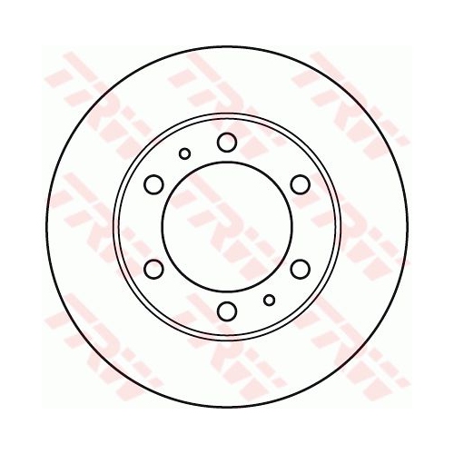 Disc frana Trw DF4917, parte montare : Punte fata