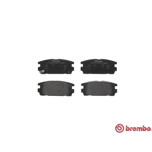 Placute frana Hyundai Terracan (Hp) 02.01-03.08, Terracan (Hp) 06.01-03.08, Spate, BREMBO