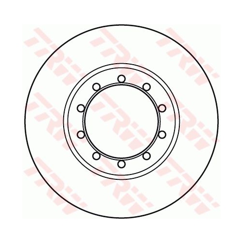Disc frana Ford Transit, 2006-2014, TRW