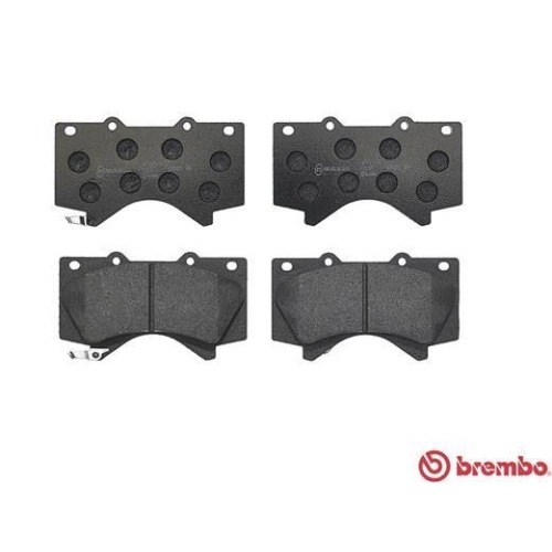 Placute frana Hyundai Xg Saloon 09.00-12.05; Lexus Lx ( J2) 08.07-; Toyota Land Cruiser 200 ( J2) 08.07-, Land Cruiser Prado ( J15) 07.09-, Sequoia ( K3 K4) 05.00-10.07, Sequoia ( K6) 11.07-, Tundra Pick-Up ( K5 K6) 11.06-, Fata, BREMBO