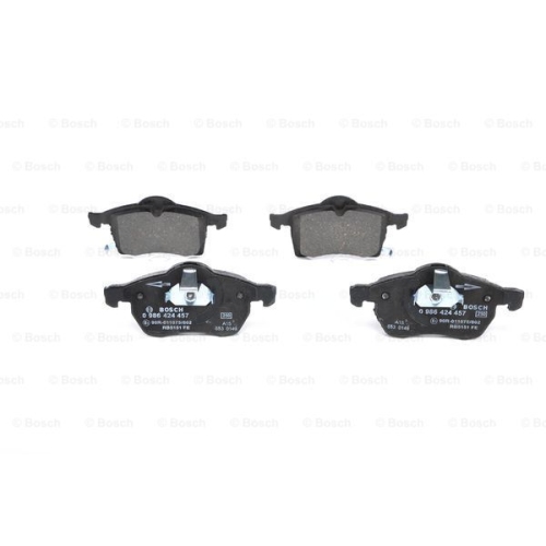 Set placute frana BOSCH 0986424457 fata Opel Astra G Hatchback (F48, F08) Astra G Cupe (F07) Zafira A (F75) Astra G Limuzina (F69) Astra G Combi (F35) Astra G Cabriolet (F67) Astra G Caroserie (F70) Z