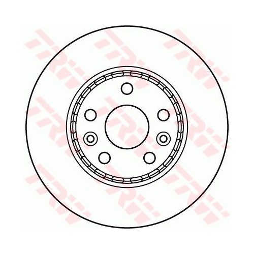 Disc frana Trw DF6110, parte montare : Punte fata