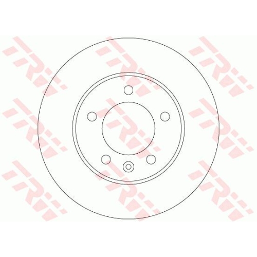 Disc frana Nissan Nv400, 11.2011-, Movano B, 05.2010-, Master 3, 02.2011-, TRW