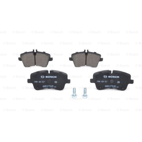 Set placute frana BOSCH 0986424517 fata Mercedes-Benz Slk (R171) C-Class (W203) C-Class T-Model (S203) C-Class Cupe (Cl203) Clk (C209) Clc-Class (Cl203) Clk Cabriolet (A209)