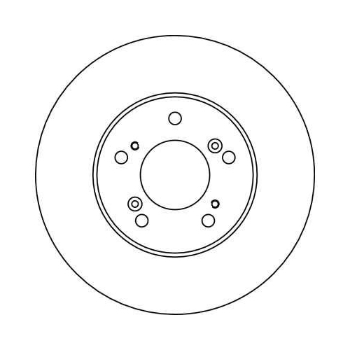 Set discuri frana Acura Rl; Honda Cr-V 1 (Rd), Hr-V (Gh), Integra Coupe (Dc2, Legend 3 (Ka), Odyssey Mpv - Multi-Purpose Vehicle (Ra ), Prelude 5 (Bb ), Shuttle (Ra), punte fata, 282x23, ventilat, TRW