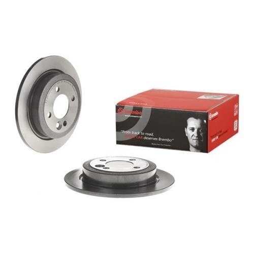 Set disc frana Mini Mini (R50 R53) 06.01-09.06, Mini (R56) 11.05-01.14, Mini Cabriolet (R52) 04.04-07.08, Spate, 259X10mm, plin, BREMBO