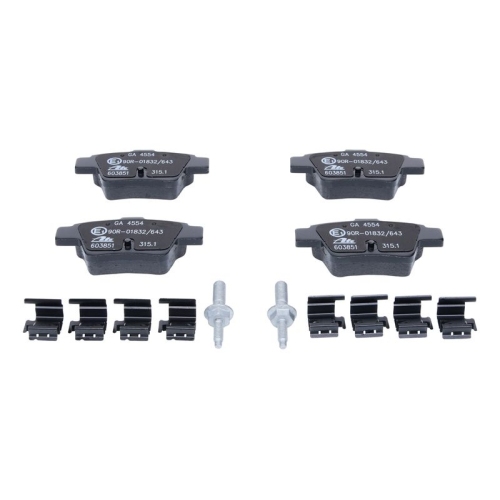 Set placute frana spate ATE, Peugeot 207, 02.06-12.2015, 207 Cc (Wd ), 02.07-01.2015, 207 Sw (Wk ), 02.07-12.2013, 207 Van / Liftback, 04.06-, spate; Pana la numarul de control : 11634; puntea spate