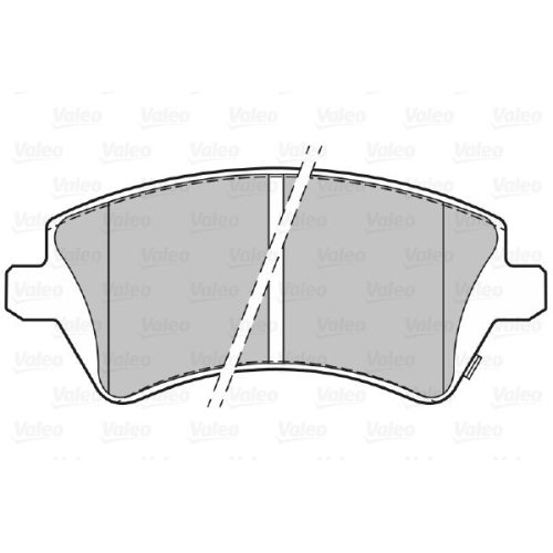 VALEO set placute frana,frana disc FIRST