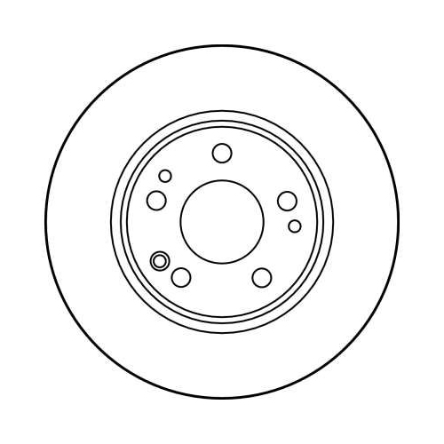 Set discuri frana fata TRW, Mercedes 124 (W124, C124, S124), 1984-1993, 190 (W201), 10.82-08.93, Clasa E (W124, A124, C124, S124), 1993-1998, Clasa S (W126), 10.79-06.91, SL (R107), 05.1971-12.1989, Fata; puntea fata; Sistem de franare : hidraulic