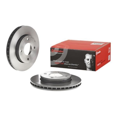 Set disc frana Mitsubishi Colt Czc 6 Convertible (Rg) 05.06-07.09, Colt 6 (Z3 A Z2 A) 10.02-12.12; Smart Forfour (454) 01.04-06.06, Fata, 256X24mm, ventilat, BREMBO