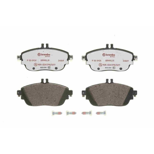 Placute frana Infiniti Q30 11.15-, Qx30 04.16-; Mercedes Clasa A (W176) 06.12-05.18, B-Class Sports Tourer (W246 W242) 10.11-12.18, Cla Coupe (C117) 01.13-03.19, Cla Shooting Brake (X117) 01.15-03.19, Gla-Class (X156) 12.13-05.22, Sls Amg (C197) 03.10-, S
