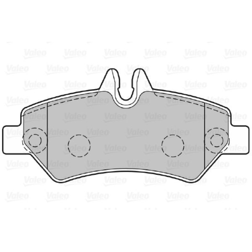 VALEO set placute frana,frana disc FIRST