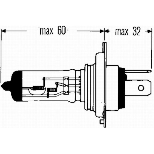 HELLA Bec incandescent