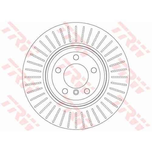 Disc frana Trw DF6476S, parte montare : Punte spate